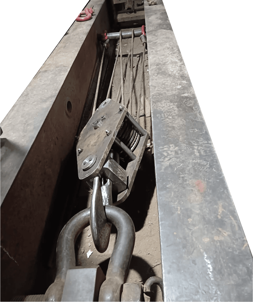 Proof Load Testing of Hook Block